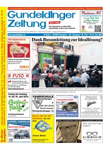 Ausgabe ansehen - Gundeldinger Zeitung