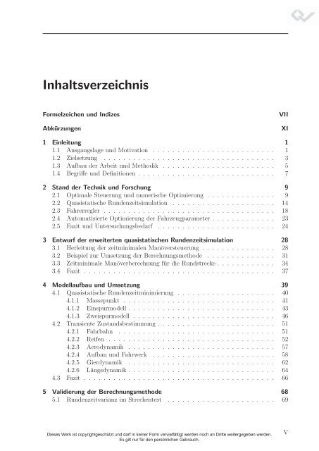 Inhaltsverzeichnis, PDF