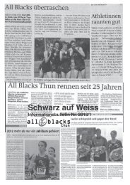 Schwarz auf Weiss - Blacks Thun