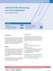 Zahnärztliche Betreuung von Tumorpatienten (2013) - Dr.-Horst ...