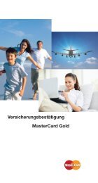 Versicherungsbedingungen - HSH Nordbank AG