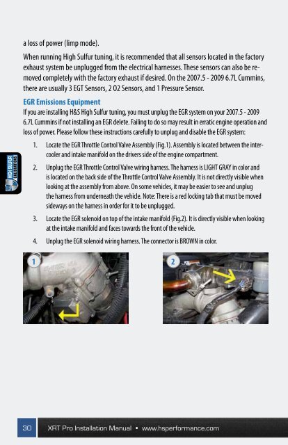 XRT Pro Instructions - H&S Performance