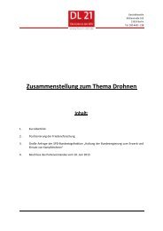 Zusammenstellung zum Thema Drohnen - Forum DL21