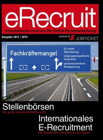 Internationales E-Recruitment Stellenbörsen - JobTicket GmbH