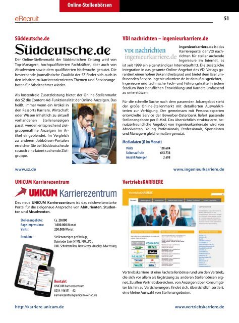 Internationales E-Recruitment Stellenbörsen - JobTicket GmbH