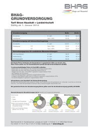 GRUNDVERSORGUNG Tarif Strom Haushalt + ... - Bad Honnef AG