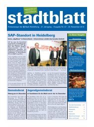 SAP-Standort in Heidelberg - Stadt Heidelberg