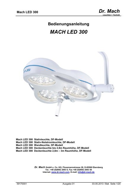 MACH LED 300 - Dr. Mach