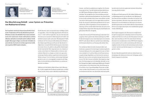 Wehrwissenschaftliche Forschung Jahresbericht 2012