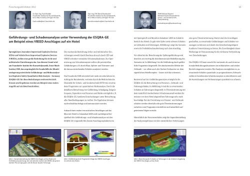 Wehrwissenschaftliche Forschung Jahresbericht 2012