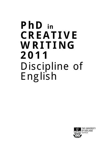 Creative writing handbooks - Faculty of Humanities & Social ...