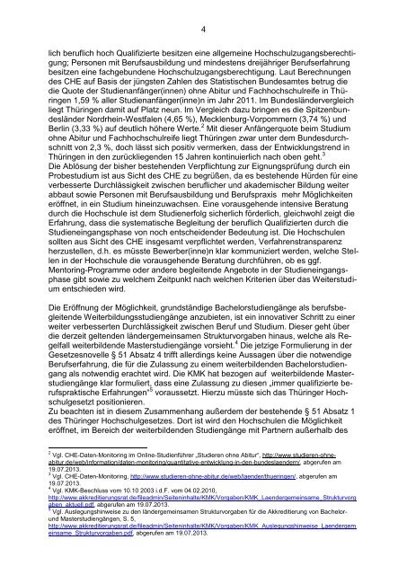 CHE Stellungnahme Thueringen Juli 2013.pdf - Centrum für ...