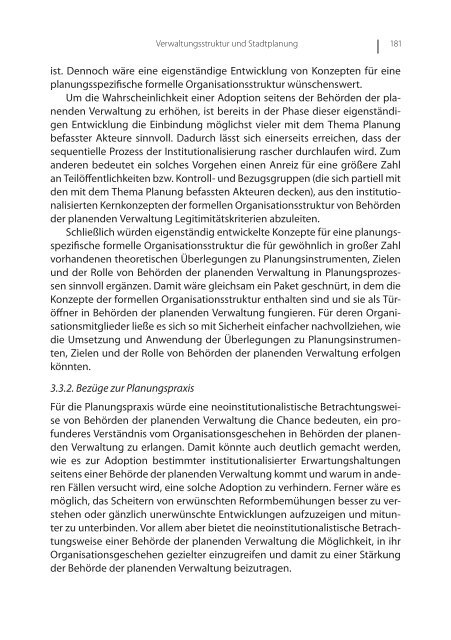 Verwaltungsstruktur und Stadtplanung. Behörden der ... - TU Wien