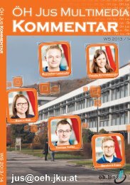 Multimedia Kommentar - Österreichische HochschülerInnenschaft Linz