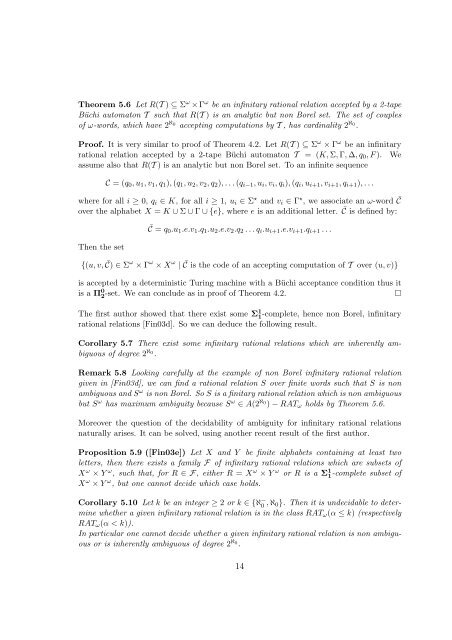 Topology and ambiguity in ω-context free languages - HAL