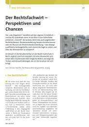 Der Rechtsfachwirt – Perspektiven und Chancen - Beuth ...