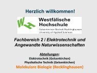 Herzlich willkommen! Informationen für neue Studierende an der ...