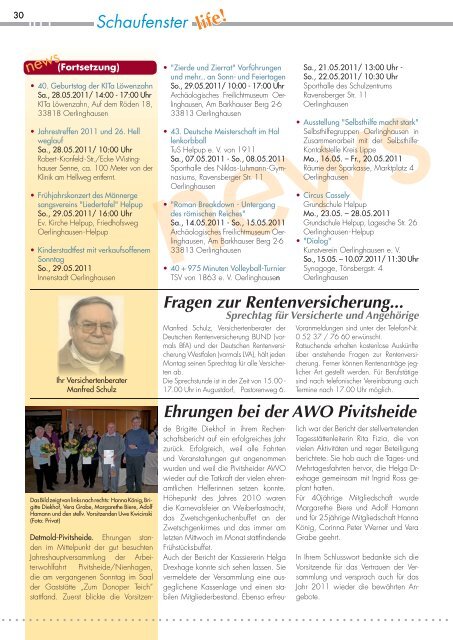 Recht, Gesundheit & Tipps - Sennekurier Augustdorf