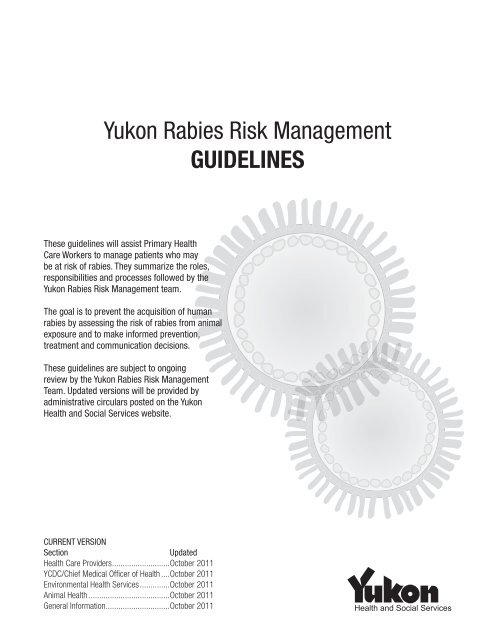 Yukon Rabies Risk Management - Guidelines - Health and Social ...