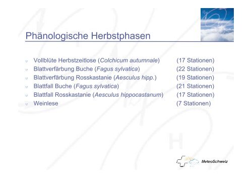 Der Hitzesommer 2003 - OcCC