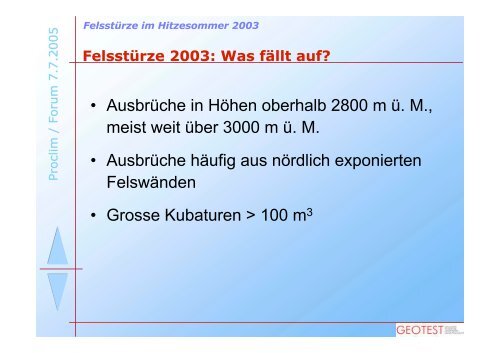 Der Hitzesommer 2003 - OcCC