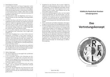 Das Vertretungskonzept (PDF) - Städtische Realschule Kevelaer