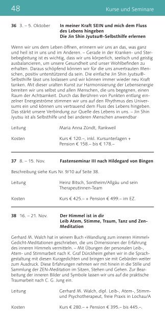 Programm 2014 (.pdf) - Propstei St.Gerold