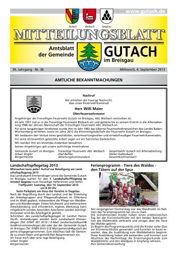 Gutach KW 36 ID 70112 - bei der Gemeinde Gutach im Breisgau
