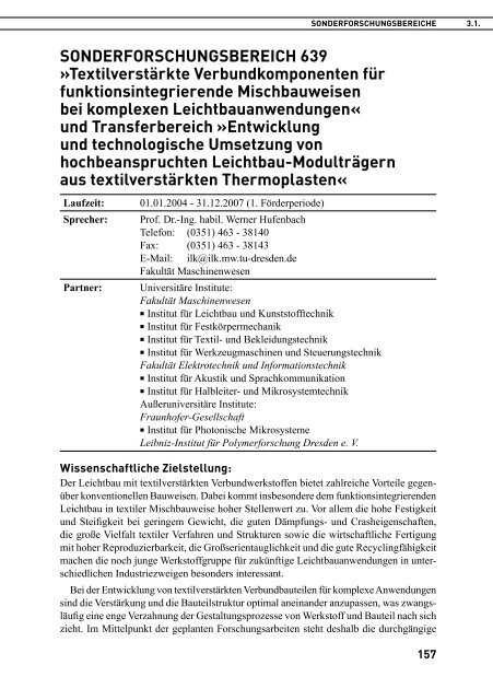 TU Dresden: Forschungsbericht 2006 - im ...