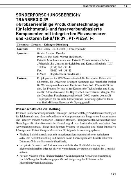 TU Dresden: Forschungsbericht 2006 - im ...