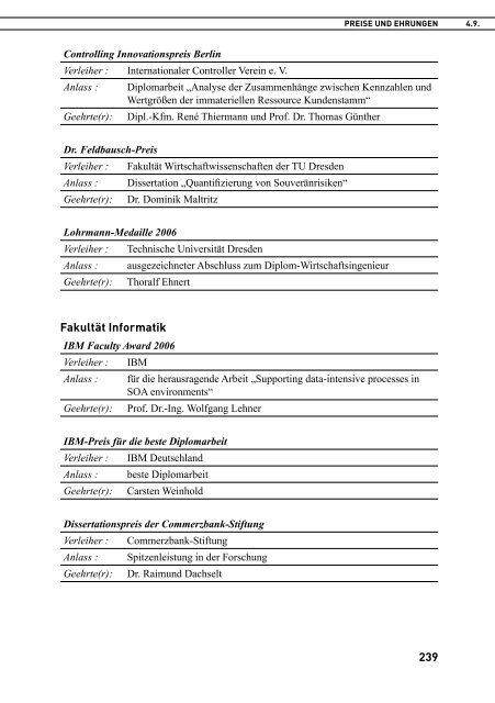 TU Dresden: Forschungsbericht 2006 - im ...