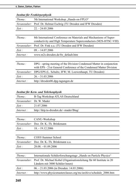 TU Dresden: Forschungsbericht 2006 - im ...