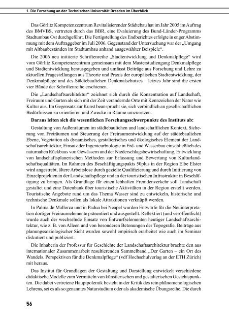 TU Dresden: Forschungsbericht 2006 - im ...