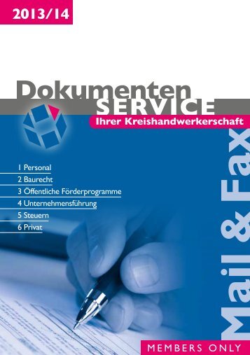 Mail & Fax - Kreishandwerkerschaft Vechta