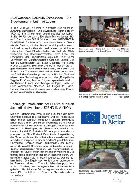 Newsletter Mai 2013 - Chemnitz