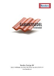 GARANTISEDEL - Benders