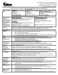 Blood & Body Fluid Exposure Management - Health and Social ...