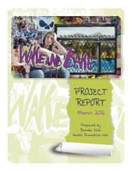 project report - Health and Social Services - Government of Yukon