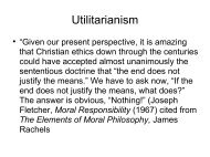 Utilitarianism