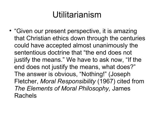 utilitarianism meaning essay
