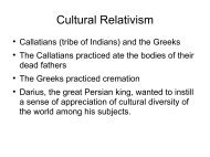Cultural Relativism