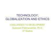 TECHNOLOGY, GLOBALIZATION AND ETHICS