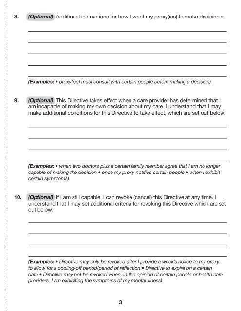 NOTES FOR COMPLETION 2 COLUMNS - Health and Social Services