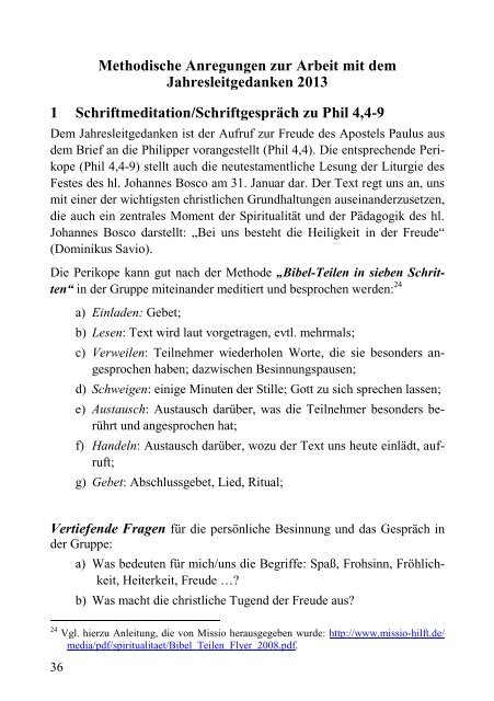 Download PDF - Institut für Salesianische Spiritualität - Salesianer ...