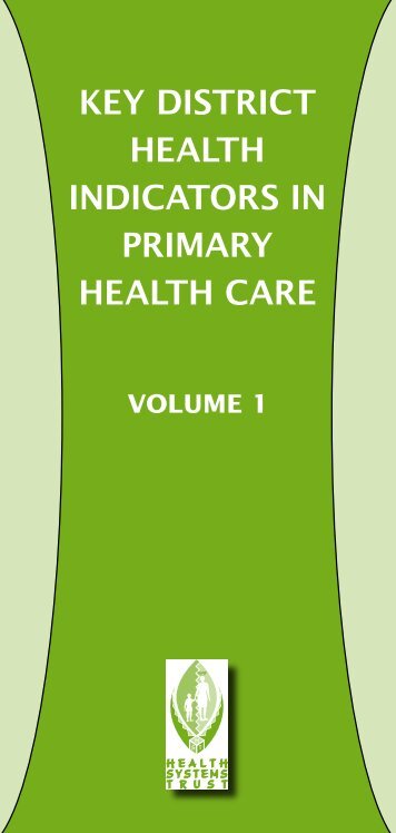 key district health indicators in primary health care - Health Systems ...