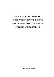 Norms and standatds for environmental health and occupational ...