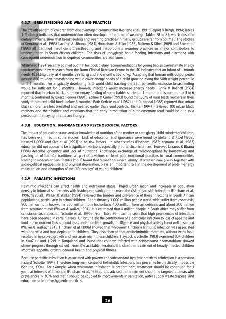 the nutritional status of - Health Systems Trust