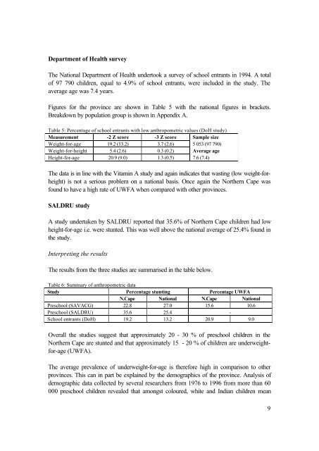 Implementing an Integrated Nutrition Programme - Health Systems ...