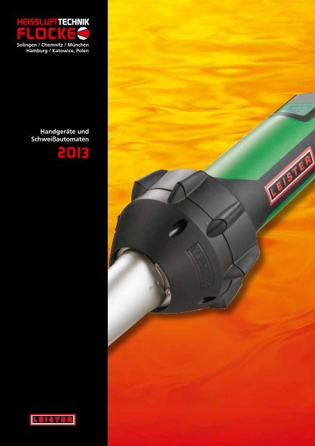 Katalog „Handgeräte 2013“ - HEISSLUFTTECHNIK Flocke GmbH