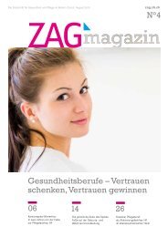 ZAG-Magazin 4/2013 - Clienia Privatklinik Littenheid